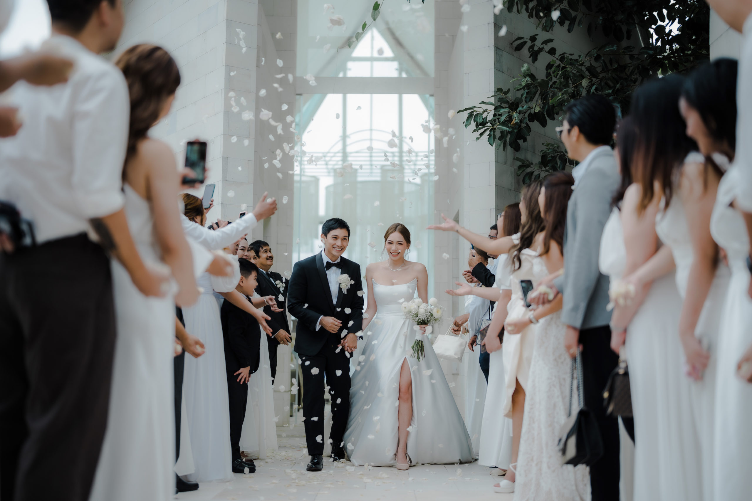 Exquisite beachfront wedding setup in Bali